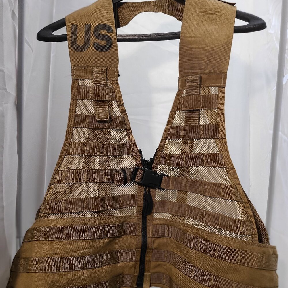 USGI genuine military issue gen 2 Fighting Load Carrier vest MOLLE coyote brown